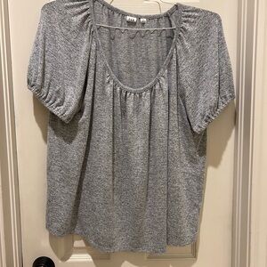 GAP Heather Gray Knit Top XL